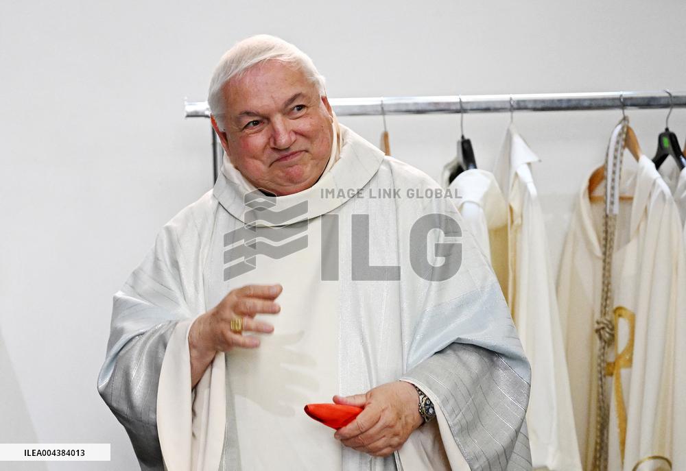 Cardinal Jean-Marc Aveline Celebrates a Mass - Rome