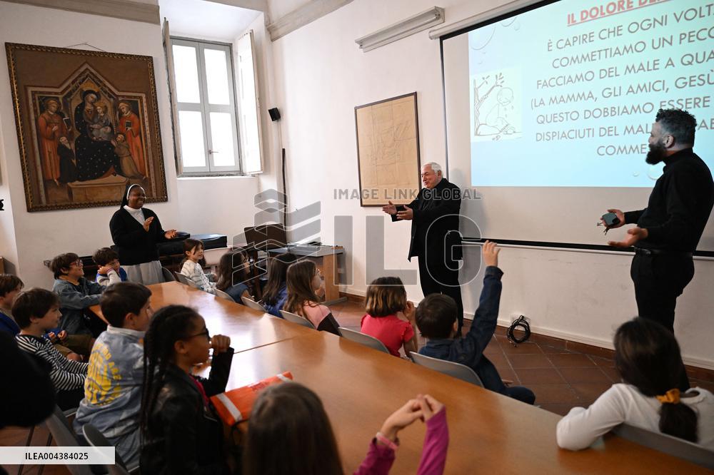 Cardinal Jean-Marc Aveline Celebrates a Mass - Rome