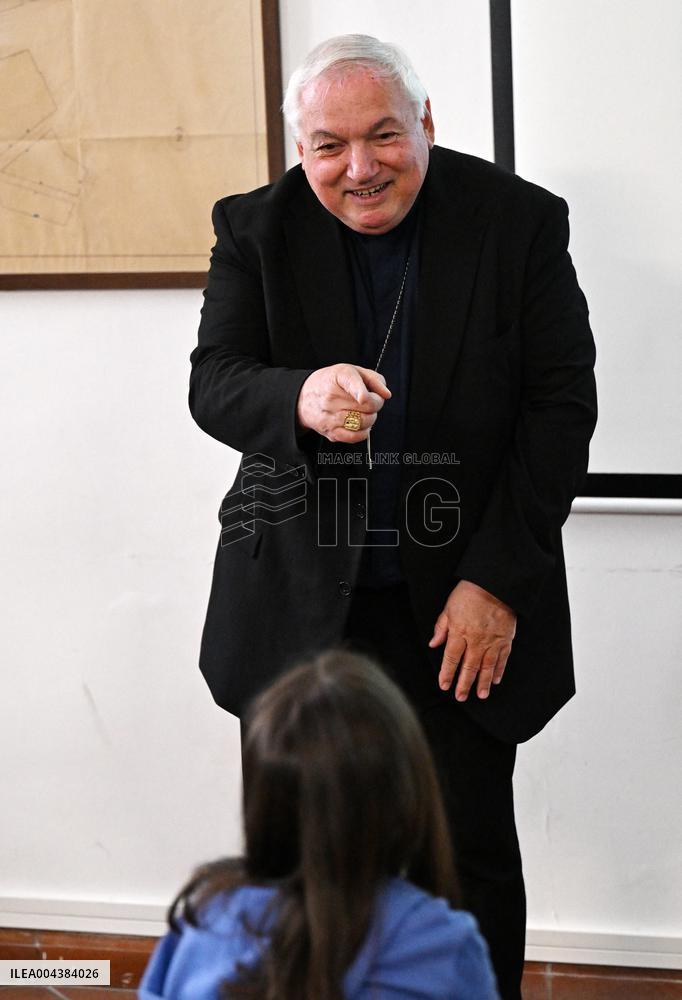 Cardinal Jean-Marc Aveline Celebrates a Mass - Rome