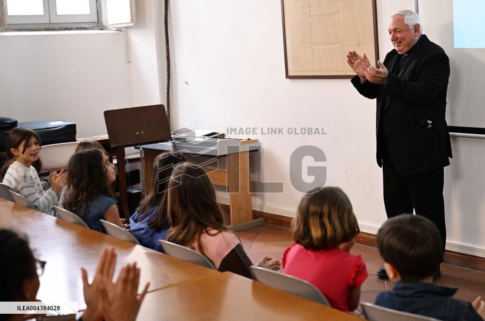 Cardinal Jean-Marc Aveline Celebrates a Mass - Rome