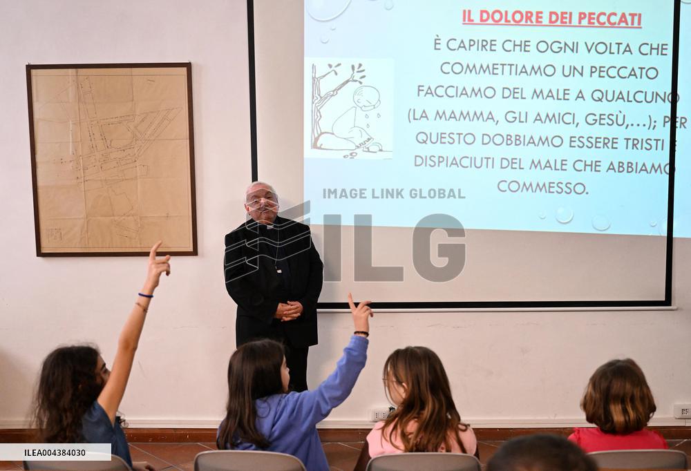 Cardinal Jean-Marc Aveline Celebrates a Mass - Rome