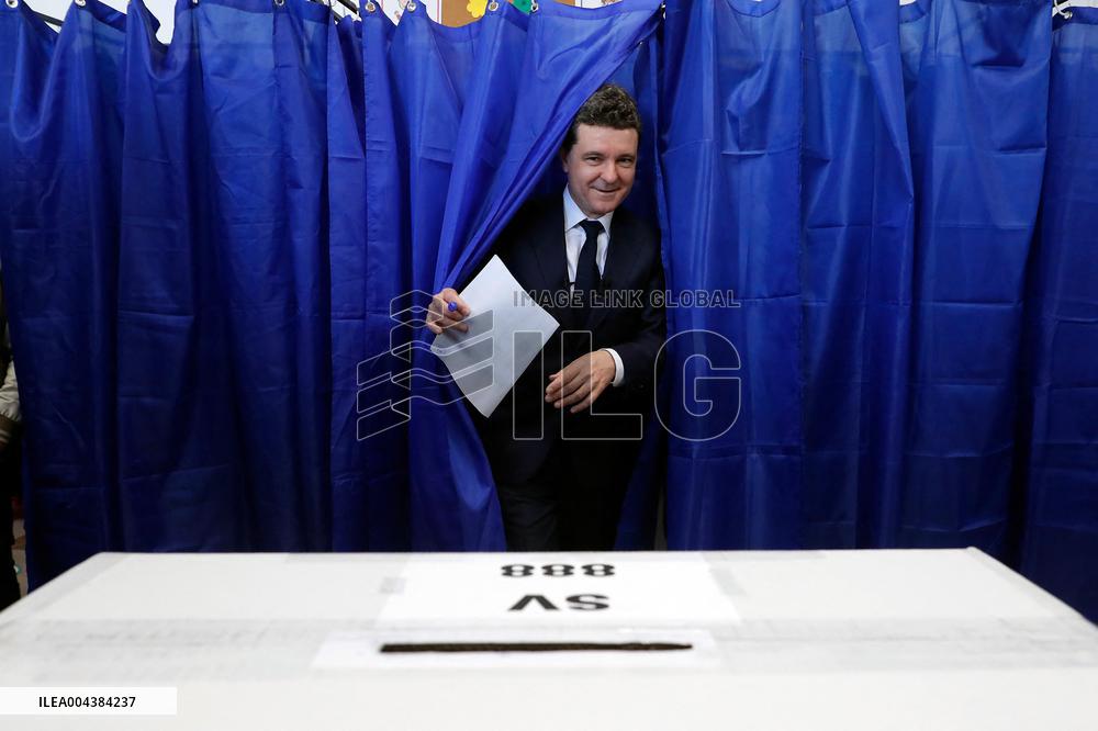 Romanian Presidential Election Rerun Voting - Bucharest