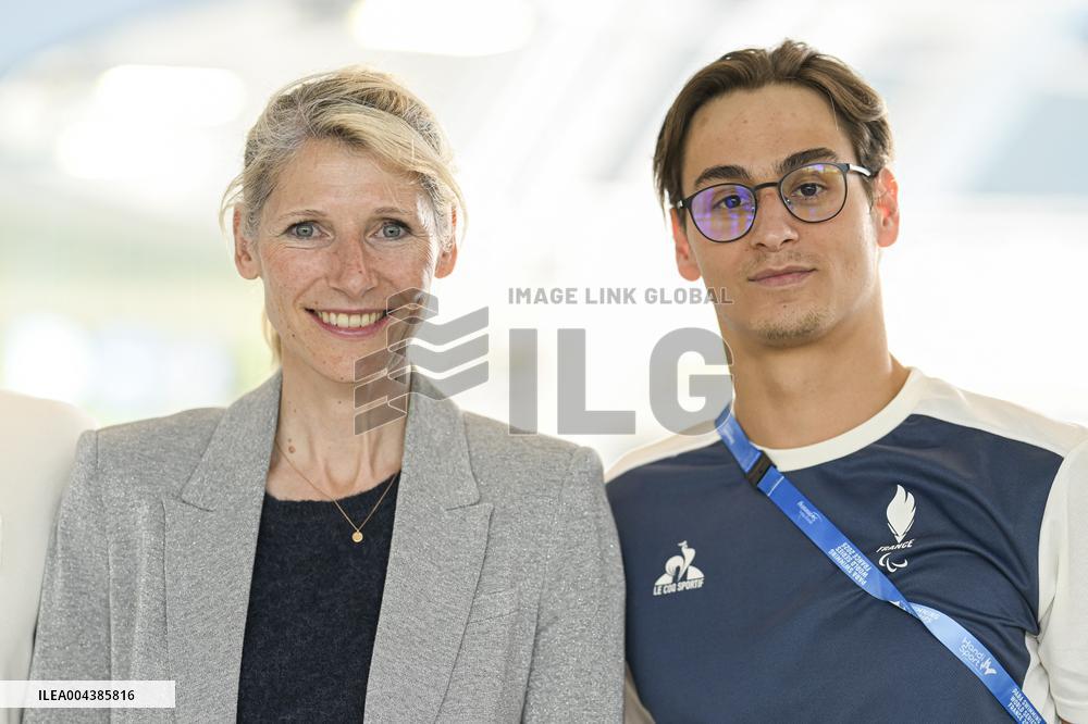 Marie Barsacq At Para Swimming World Series - Saint Germain en Laye