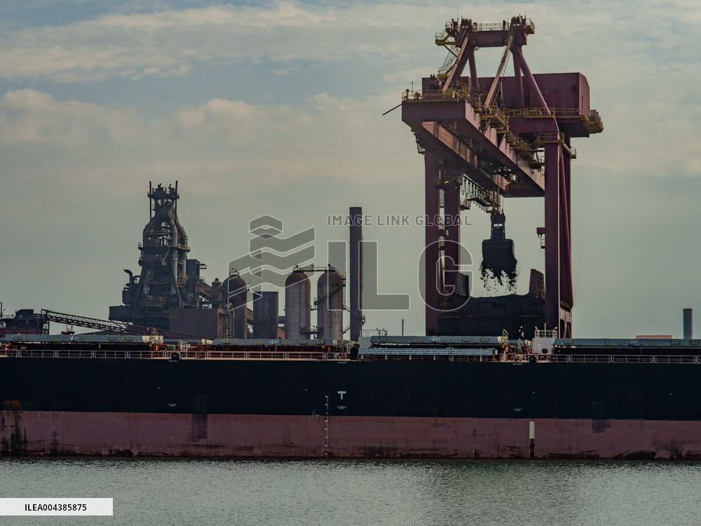 Arcelor Mittal Dunkerque Steel Production Site - France