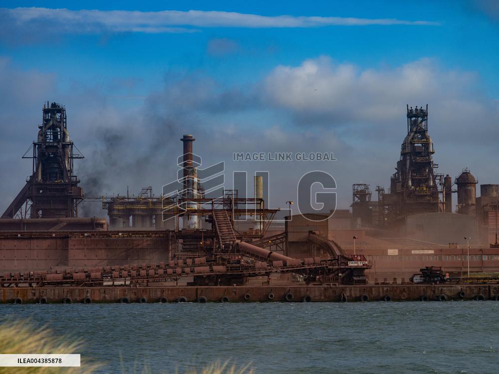 Arcelor Mittal Dunkerque Steel Production Site - France
