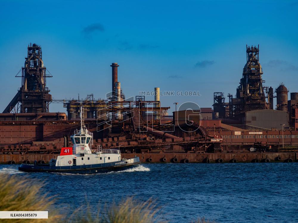 Arcelor Mittal Dunkerque Steel Production Site - France