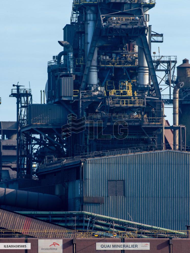 Arcelor Mittal Dunkerque Steel Production Site - France