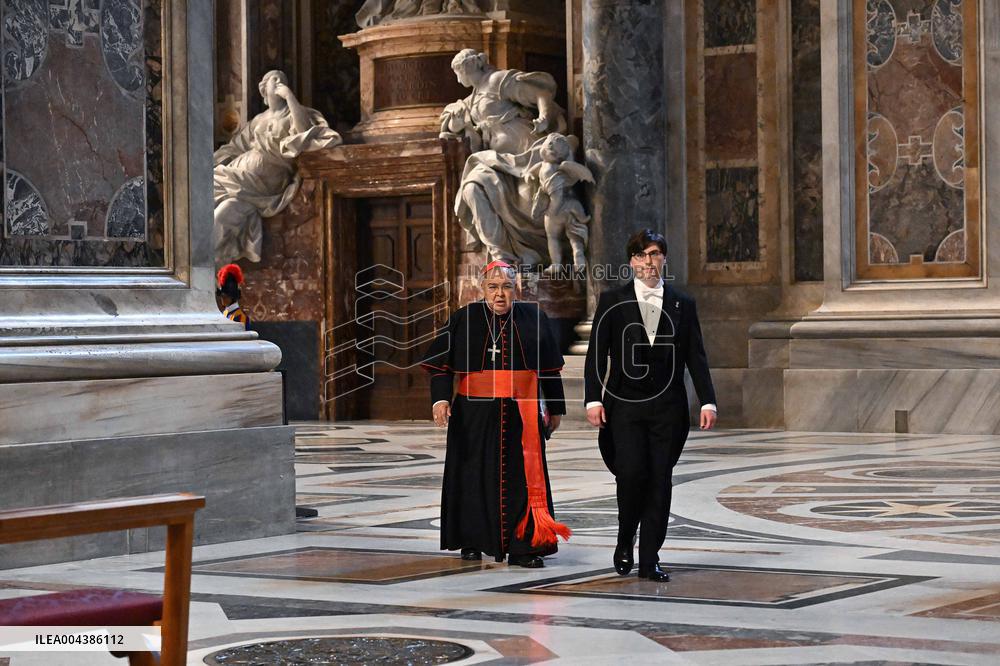 Cardinals at Ninth Novemdiales Mass - Vatican