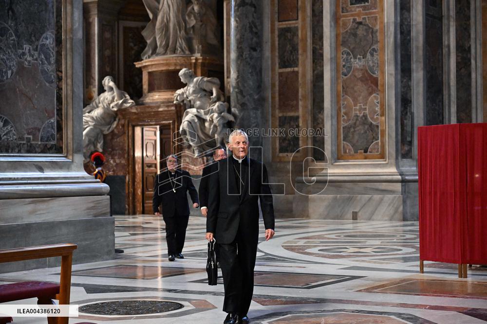 Cardinals at Ninth Novemdiales Mass - Vatican