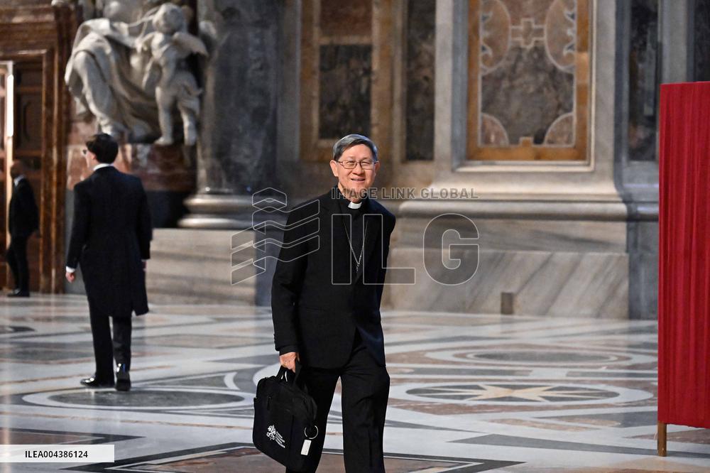 Cardinals at Ninth Novemdiales Mass - Vatican