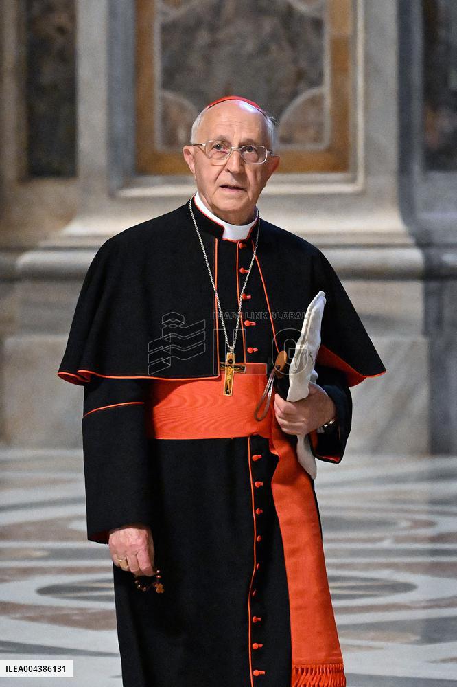 Cardinals at Ninth Novemdiales Mass - Vatican