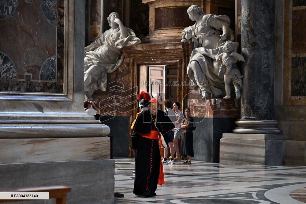 Cardinals at Ninth Novemdiales Mass - Vatican