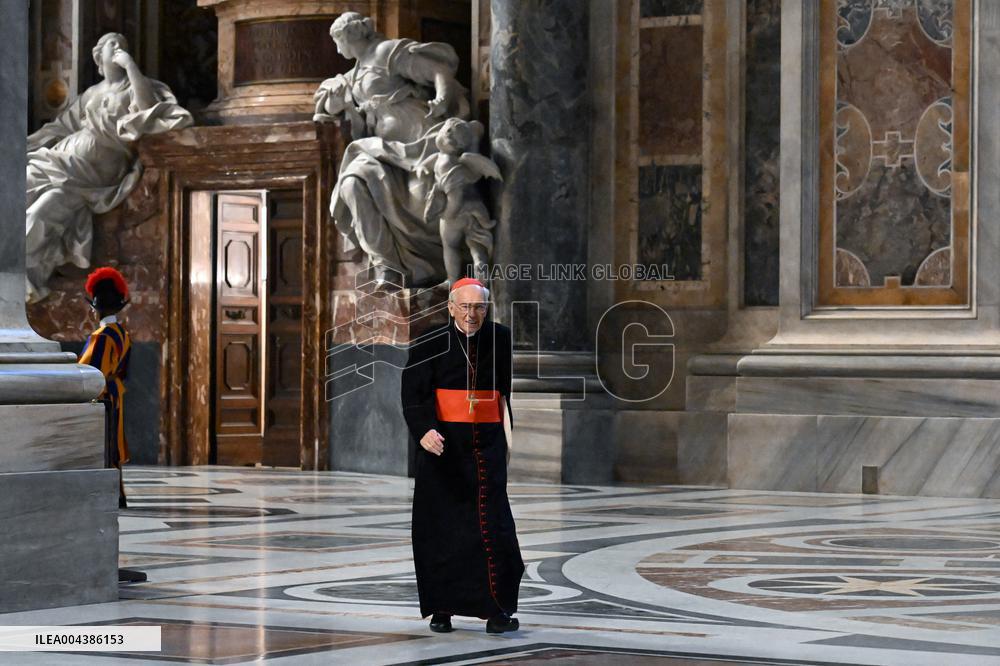 Cardinals at Ninth Novemdiales Mass - Vatican