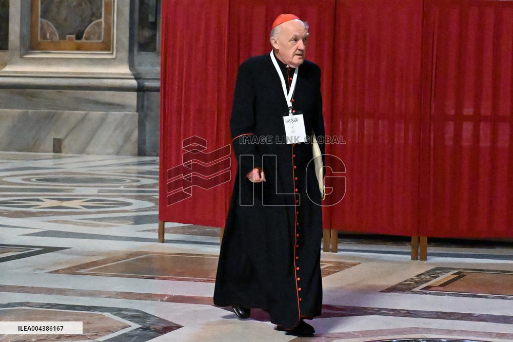 Cardinals at Ninth Novemdiales Mass - Vatican