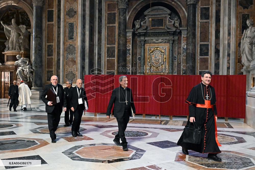 Cardinals at Ninth Novemdiales Mass - Vatican