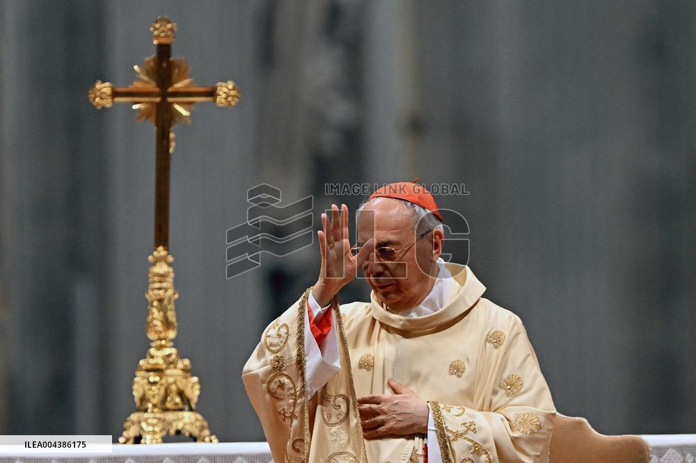Cardinals at Ninth Novemdiales Mass - Vatican