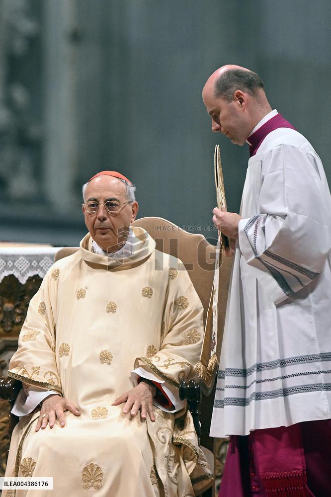 Cardinals at Ninth Novemdiales Mass - Vatican