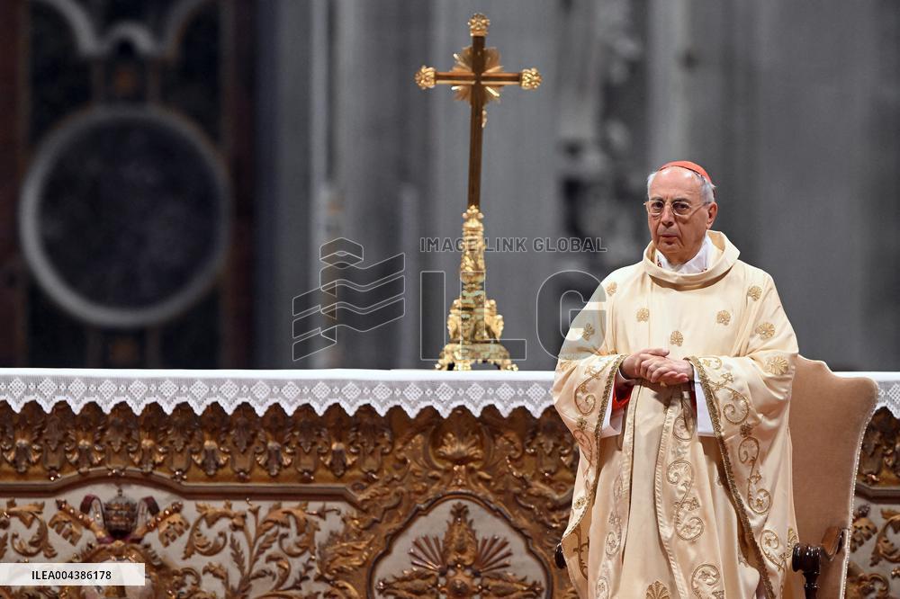 Cardinals at Ninth Novemdiales Mass - Vatican