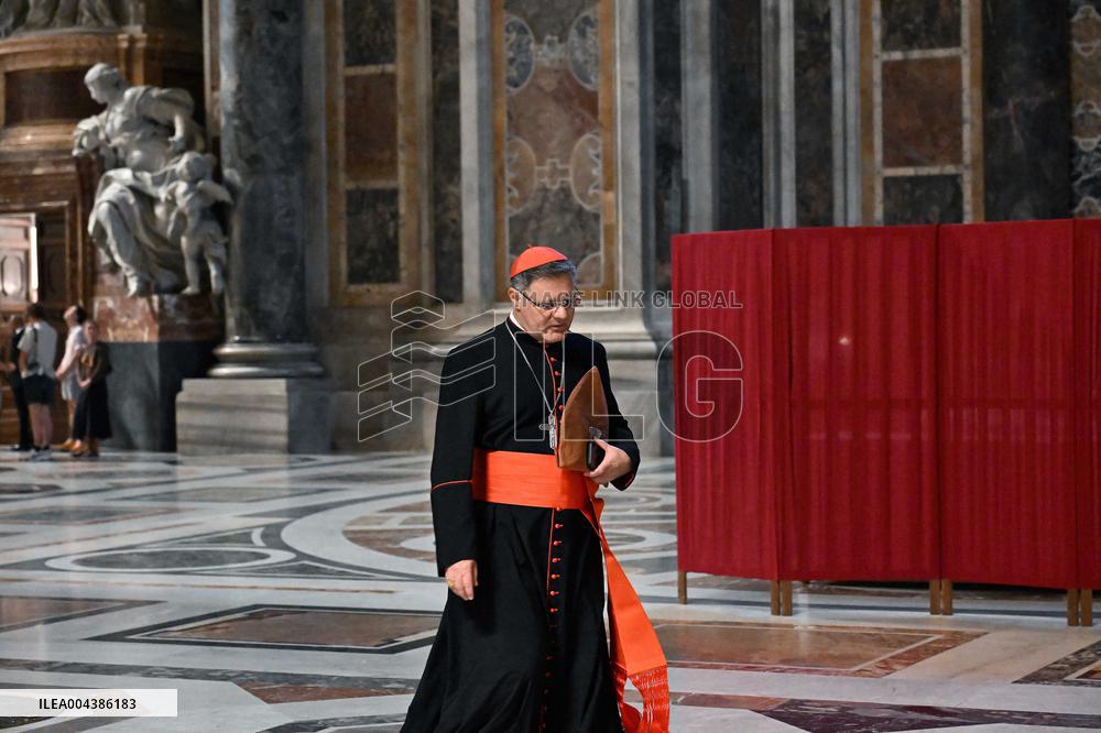 Cardinals at Ninth Novemdiales Mass - Vatican