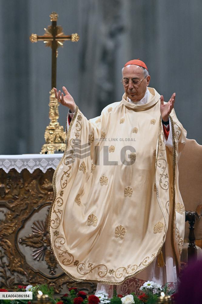 Cardinals at Ninth Novemdiales Mass - Vatican