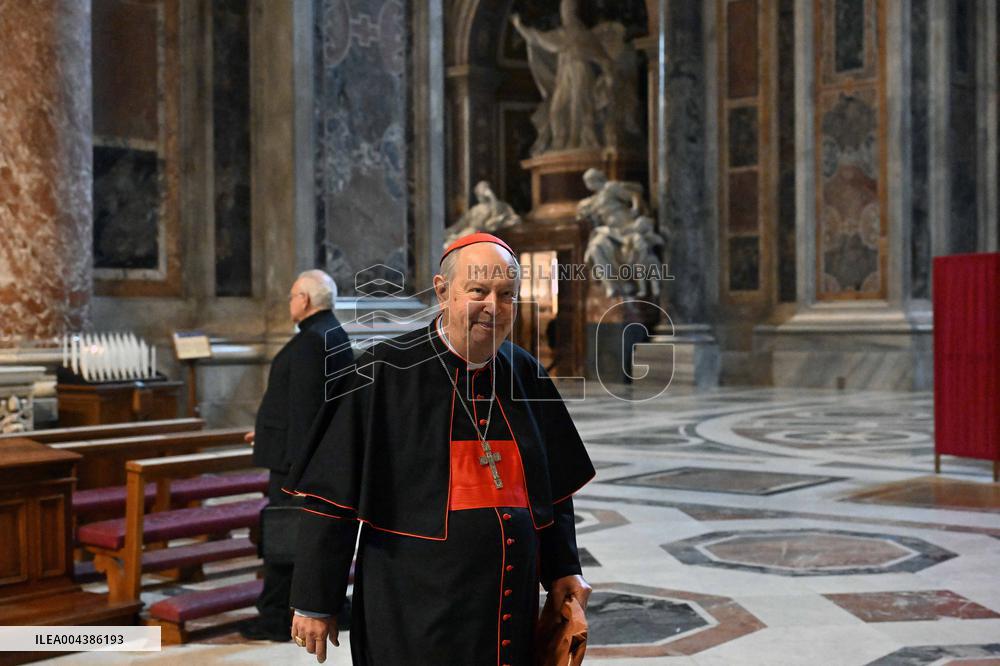 Cardinals at Ninth Novemdiales Mass - Vatican