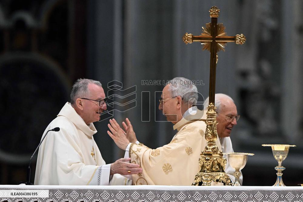 Cardinals at Ninth Novemdiales Mass - Vatican