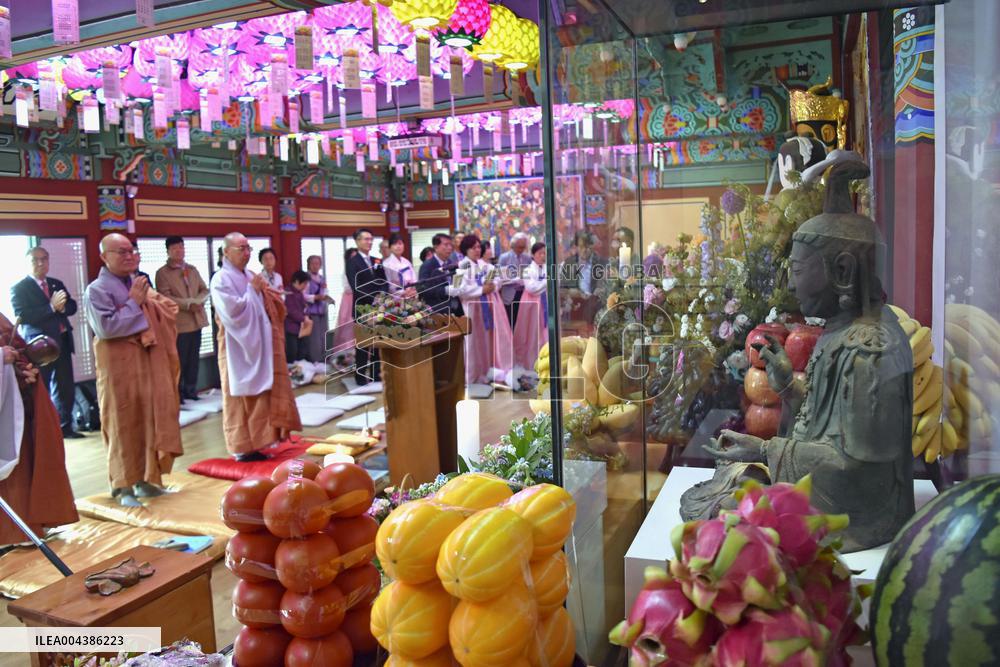 Stolen Buddha statue to be returned to Japan