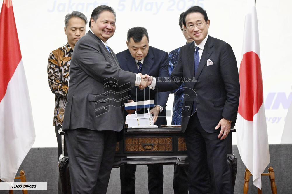 Ex-Japan PM Kishida in Jakarta