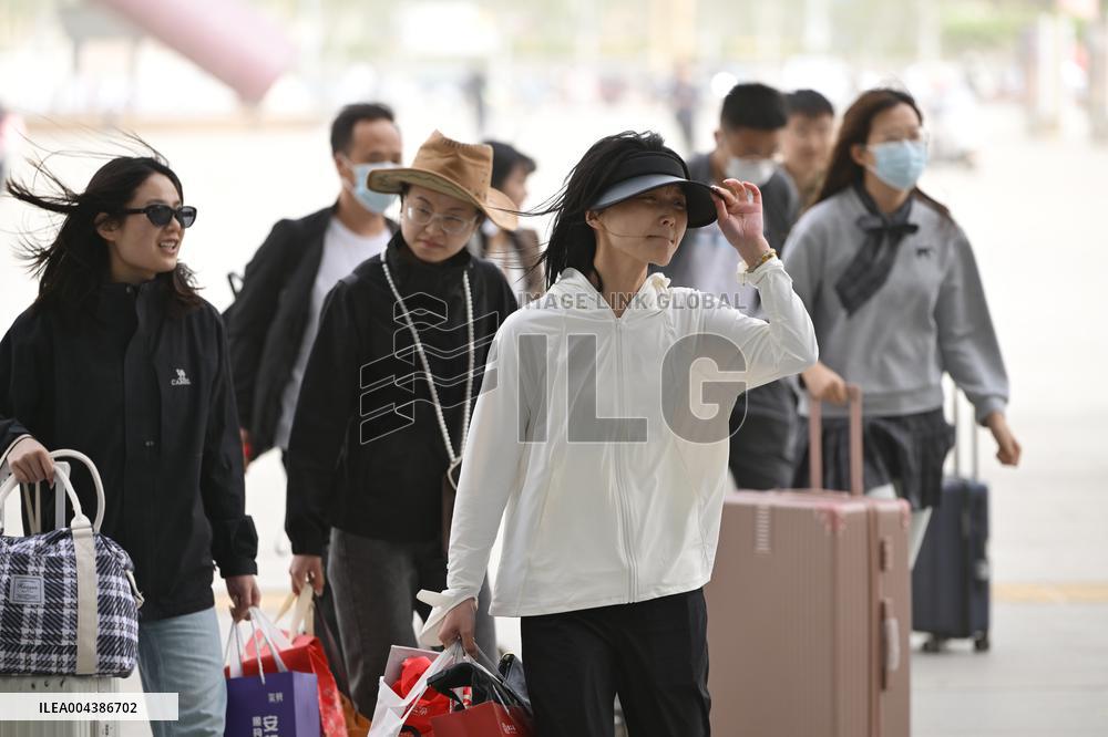 Strong Wind Hit Yinchuan