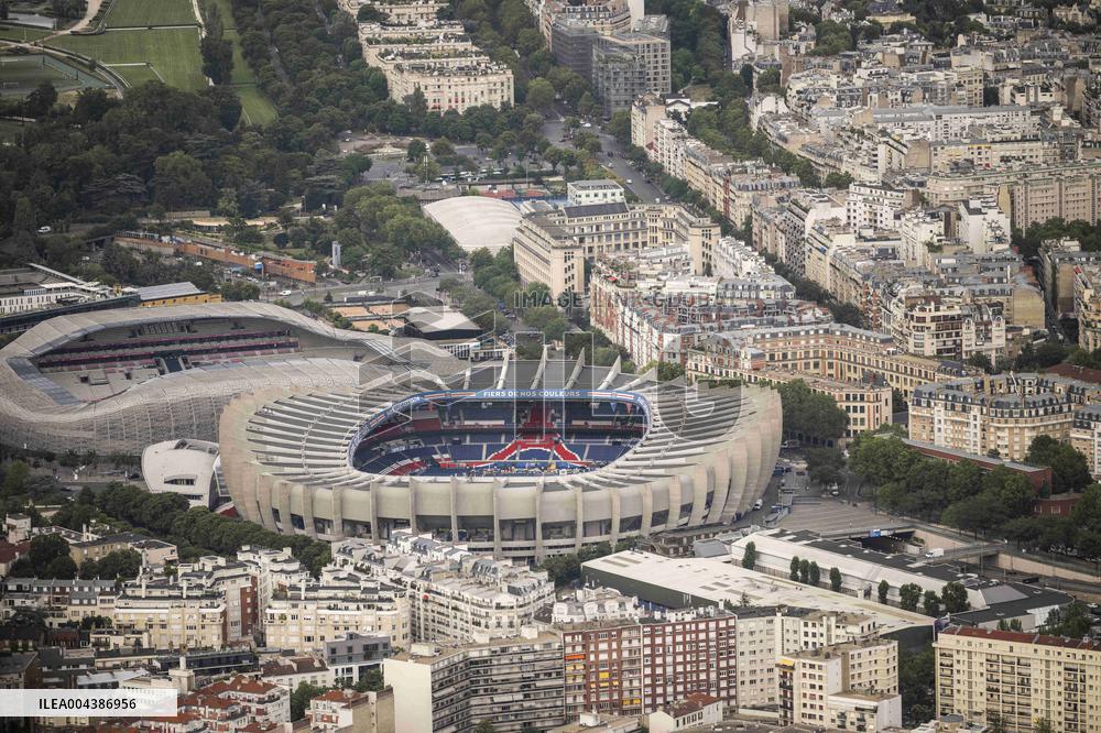 Stadiums of The 2 Parisians Soccer Clubs in Ligue 1 Are Side by Side - Paris