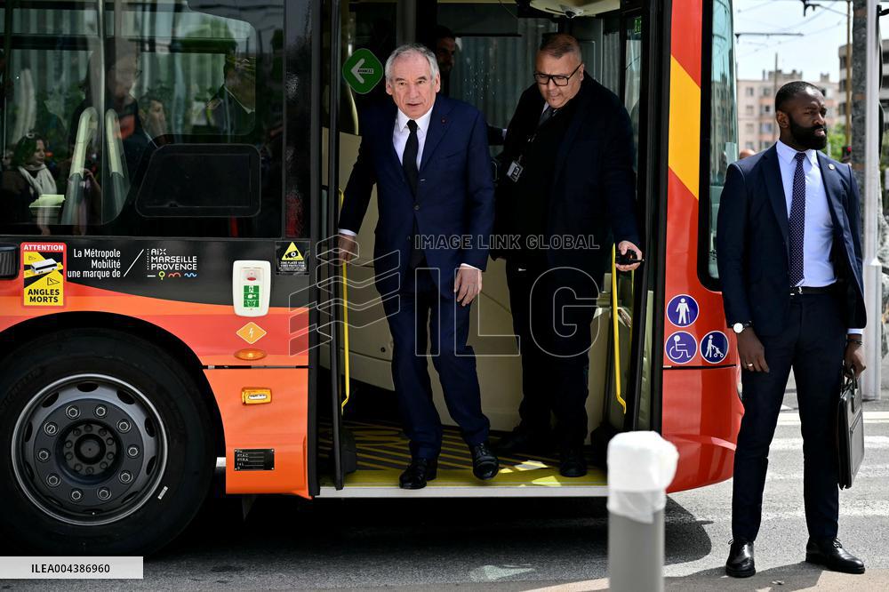 PM Bayrou At Inauguration of The Ambition France Transports Conference - Marseille
