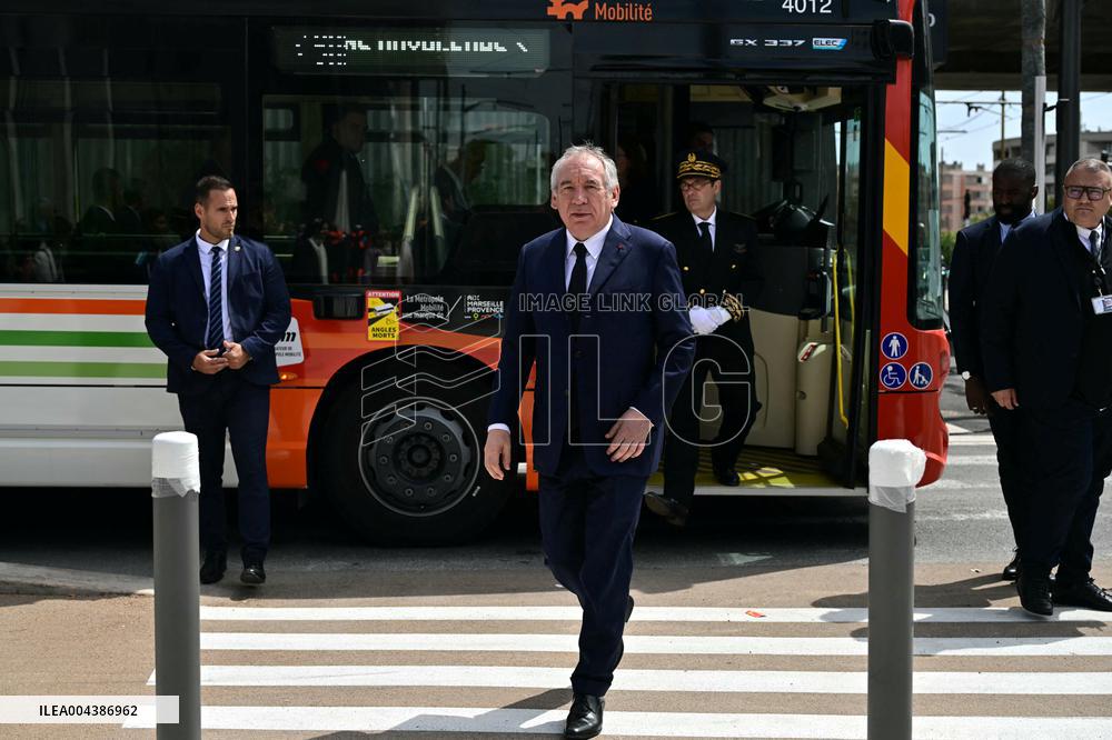 PM Bayrou At Inauguration of The Ambition France Transports Conference - Marseille
