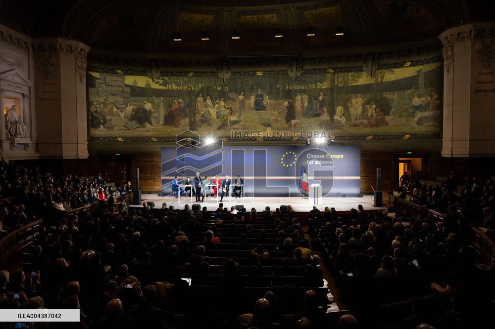 Launch of Initiative Choose Europe for Science - Paris