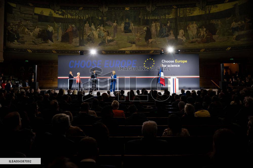 Launch of Initiative Choose Europe for Science - Paris