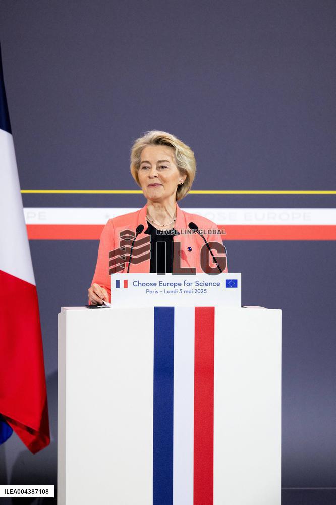 Launch of Initiative Choose Europe for Science - Paris