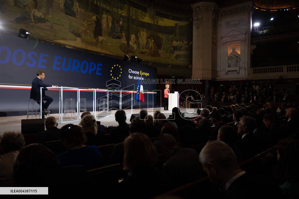 Launch of Initiative Choose Europe for Science - Paris