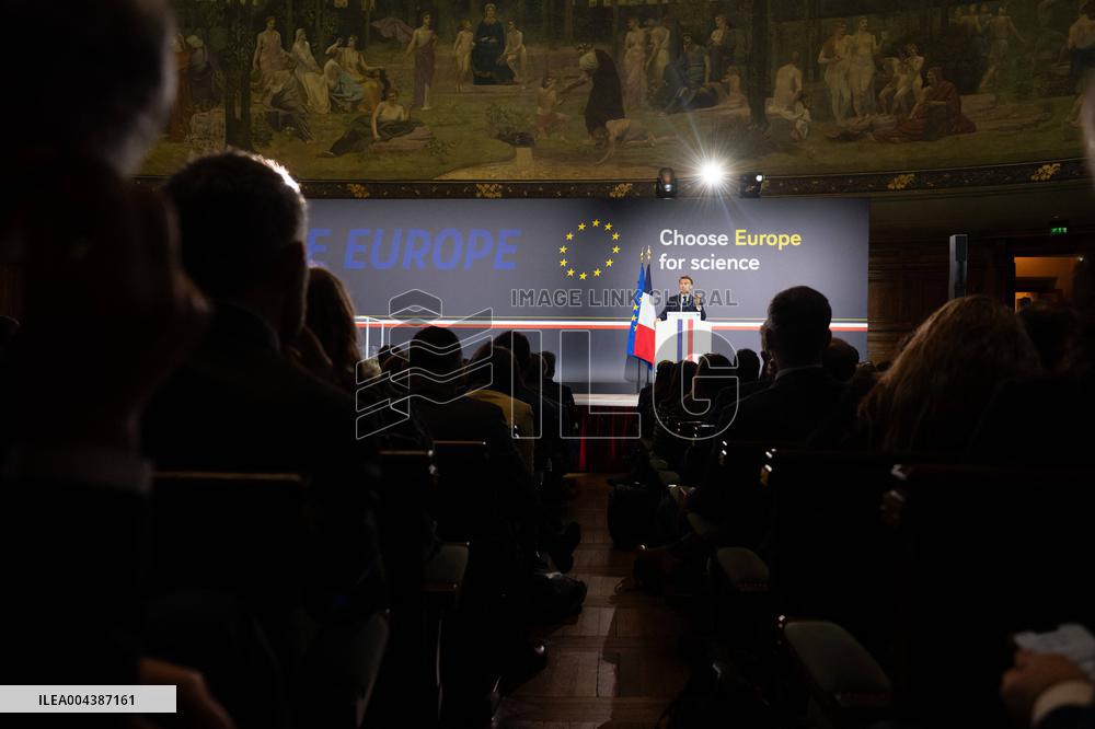 Launch of Initiative Choose Europe for Science - Paris