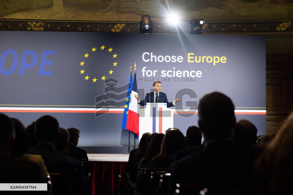 Launch of Initiative Choose Europe for Science - Paris