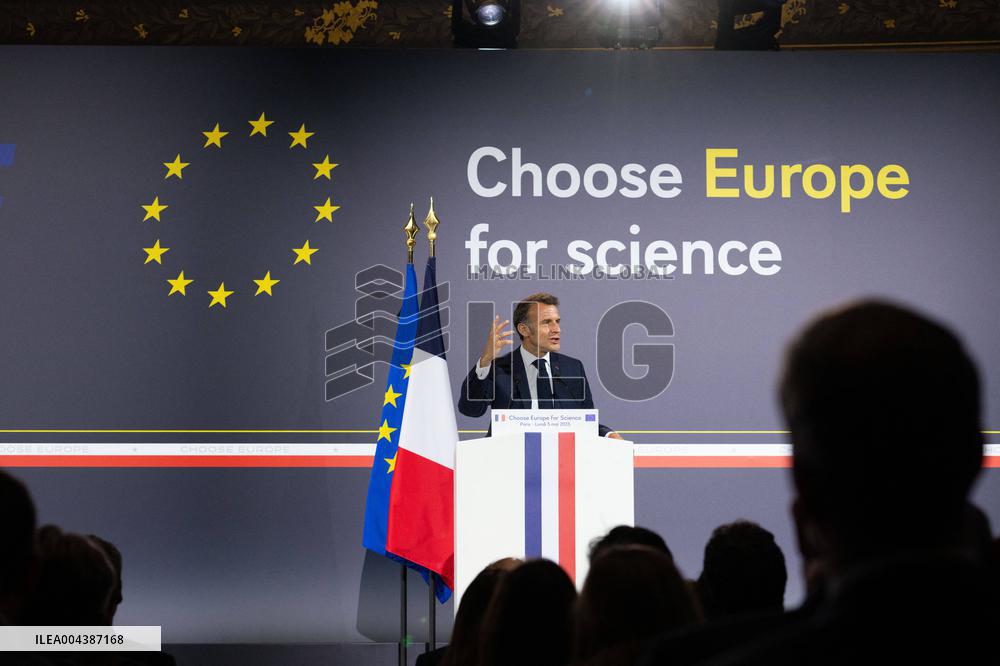 Launch of Initiative Choose Europe for Science - Paris