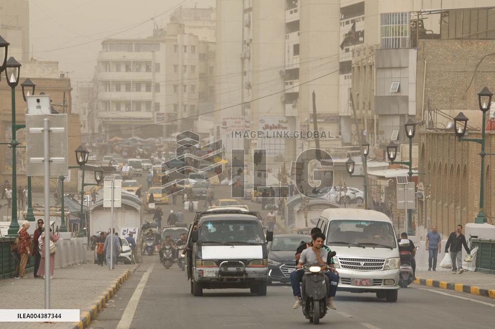 Sandstorm In Baghdad - Iraq