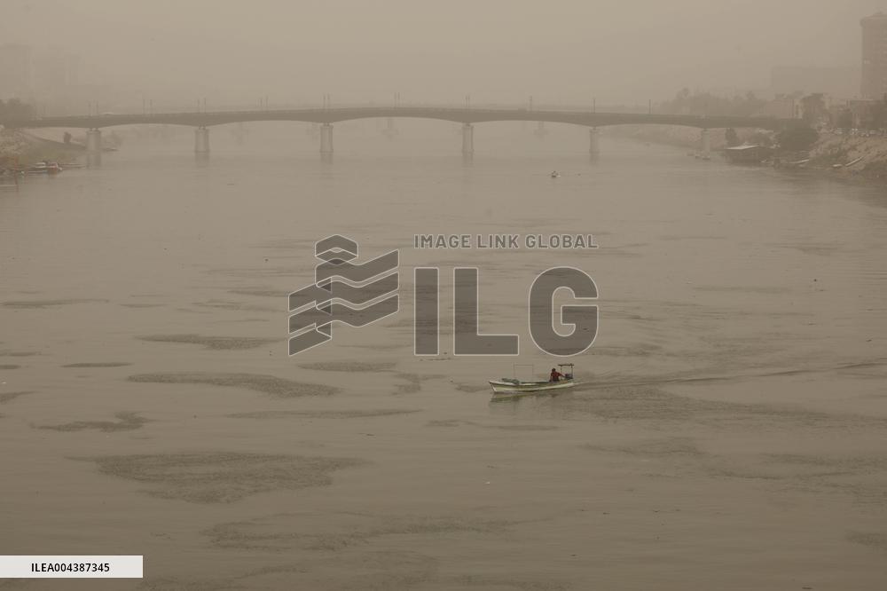 Sandstorm In Baghdad - Iraq