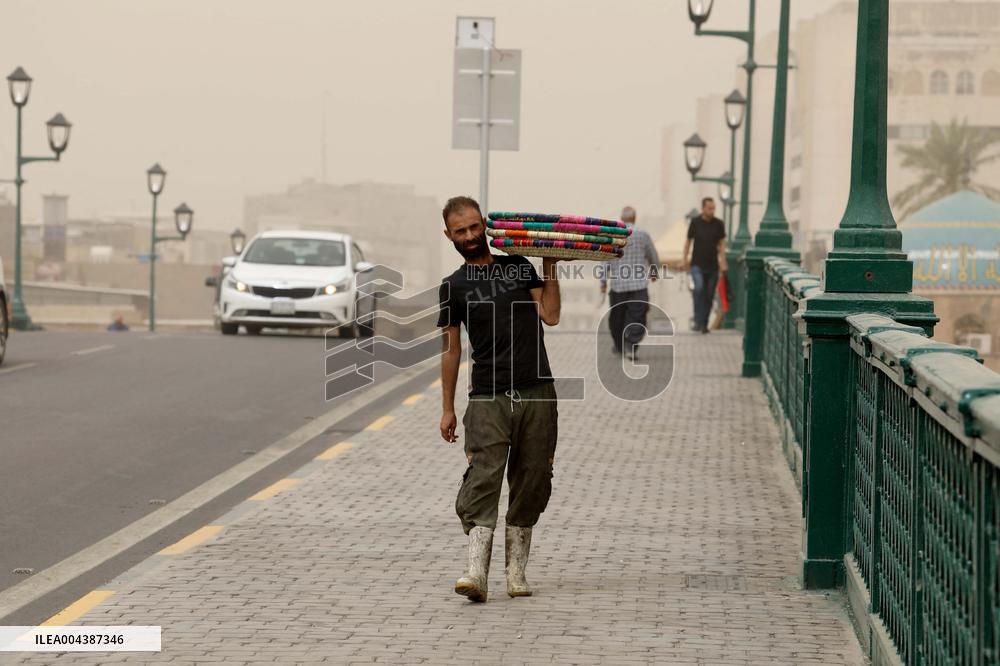 Sandstorm In Baghdad - Iraq