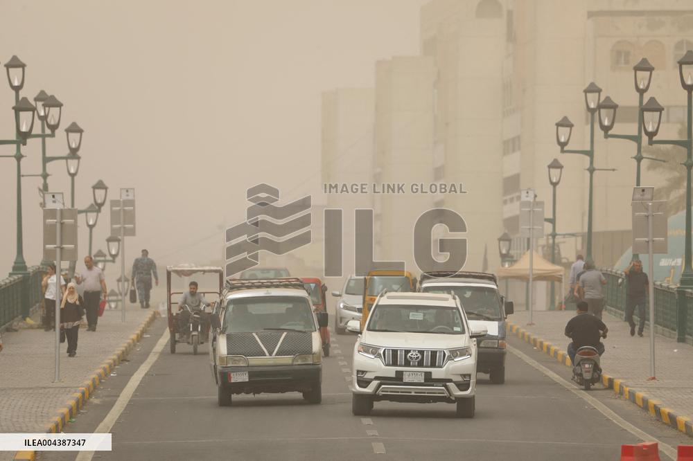 Sandstorm In Baghdad - Iraq