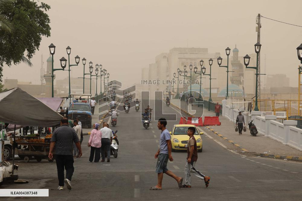 Sandstorm In Baghdad - Iraq