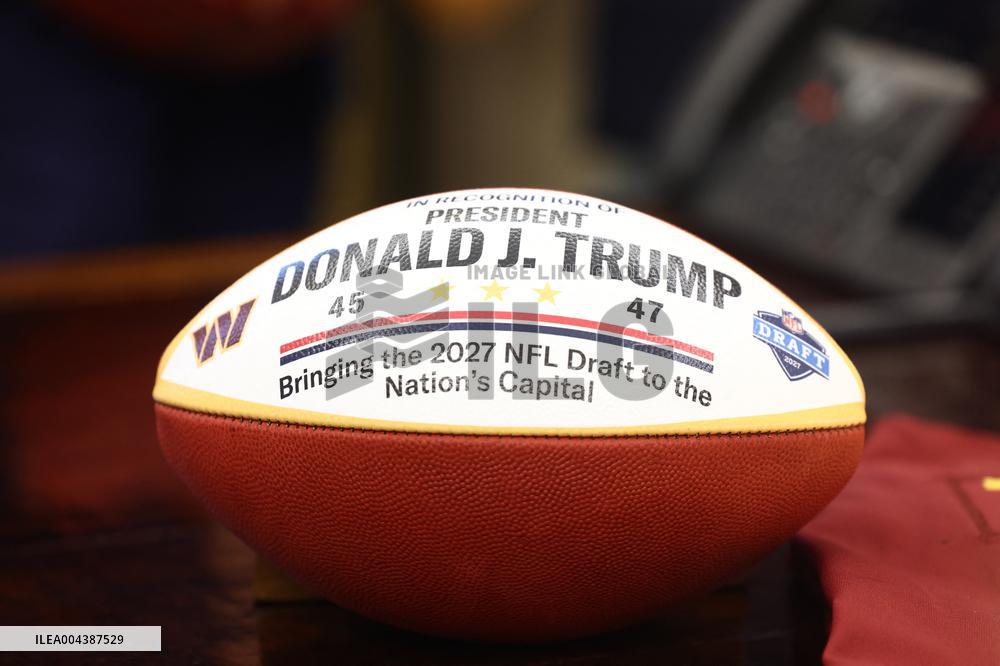 President Trump announces DC will host the 2027 NFL draft