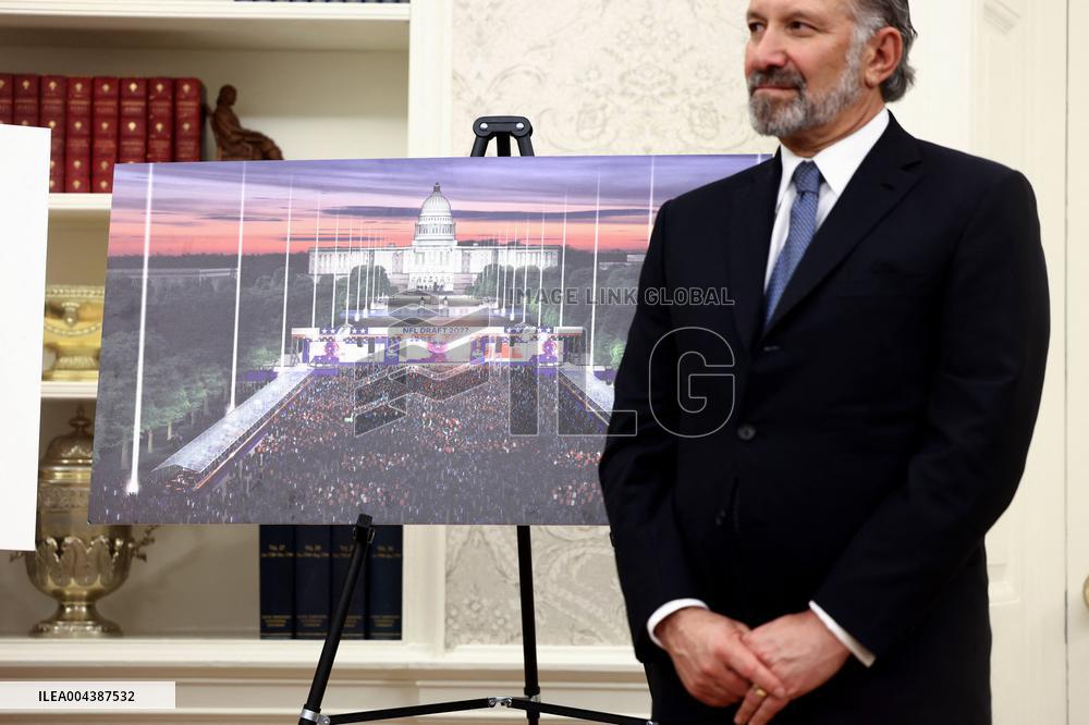 President Trump announces DC will host the 2027 NFL draft