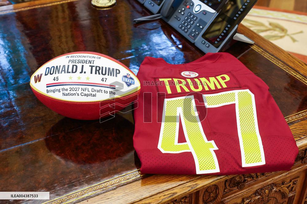 President Trump announces DC will host the 2027 NFL draft