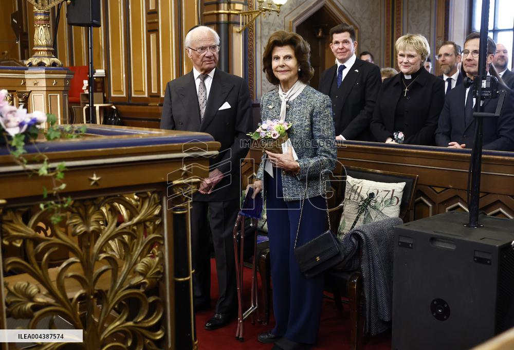 SWEDISH ROYALS JEWISH ANNIVERSARY