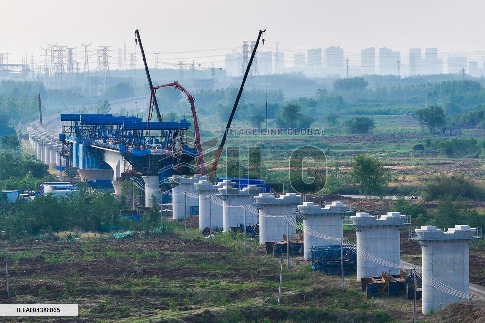 Shanghai-Chongqing-Chengdu High-speed Railway Construction