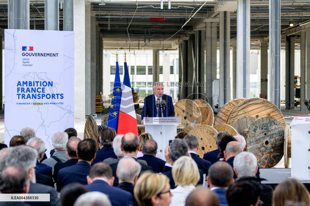 PM Bayrou Launches Transport Conference - Marseille